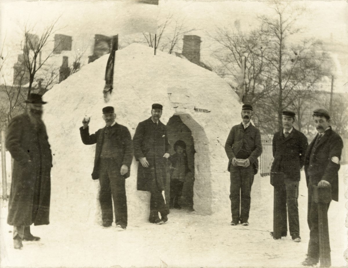 BuxtonMuseum's tweet photo. With the amount of snow we usually get in #Buxton, we're sure we could easily build a snow house just like Buxton residents did in 1898! (anyone fancy giving us a hand?! π) βοΈπ
We're open 10am to 5pm today (last admission at 4pm)βοΈ
#PhotoFriday #HBAHWinter #ExploreYourArchive https://t.co/dmJXWgOyiy