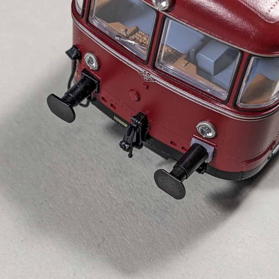 proto87_'s tweet photo. Federpuffer am wunderbaren VT 98 von #Piko? Etwas einfacher wird das mit meinen passenden Puffersockeln aus dem 3D-Druck (passend für Federpuffer mit Pufferschaft-⌀ 2,2 mm). #H0 #Modellbau #187scale #3Dprinting 
https://t.co/d0WiTUeHrp https://t.co/yxsG4SUpvj