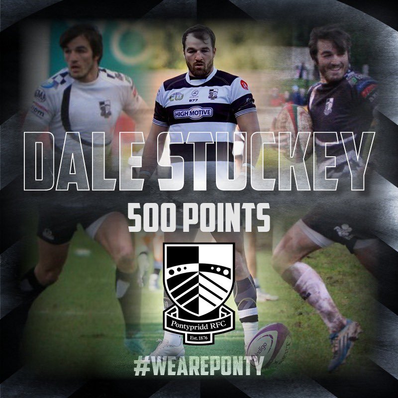 5️⃣0️⃣0️⃣ 𝗽𝗼𝗶𝗻𝘁𝘀 𝗮𝗻𝗱 𝗶𝗻𝘁𝗼 𝘁𝗵𝗲 𝘁𝗼𝗽 2️⃣0️⃣ 𝗳𝗼𝗿 𝗦𝘁𝘂𝗰𝗸𝗲𝘆

<a href="/StuckeyDale/">Dalestuckey</a> broke 2️⃣ milestones during yesterday’s match - he passed 500 club points and moved into the top 20 points scorers in our history 🙌

ℹ️Read more🔗👉ponty.net/500-points-and…

#WeArePonty ⚫️⚪️