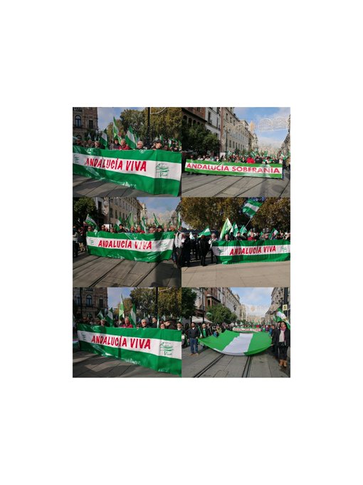 #4deDiciembre 
Manifestación Andalucía Soberanía
Sevilla