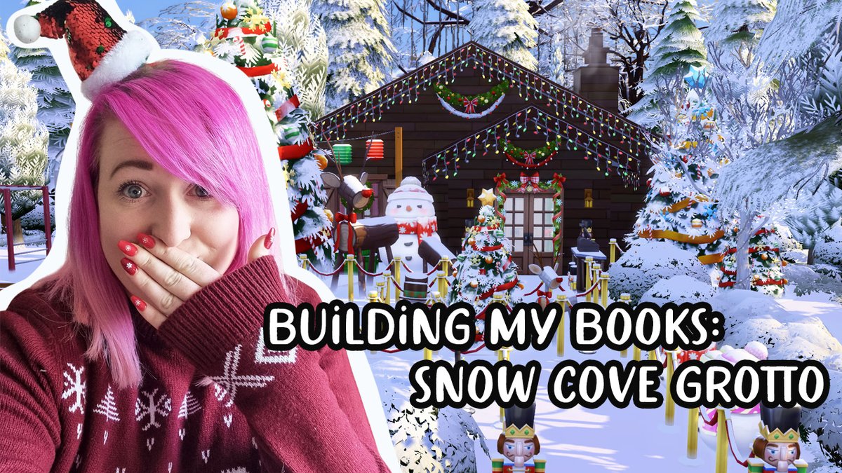 emmahartgames's tweet photo. I've built the Snow Cove Grotto from my novel, Rebel Without A Claus today! Come check out the speed build: https://t.co/65jQBjfYMe

#TheSims4 #ShowUsYourBuilds #TheSims4SpeedBuild https://t.co/PUD7Iqs2JV