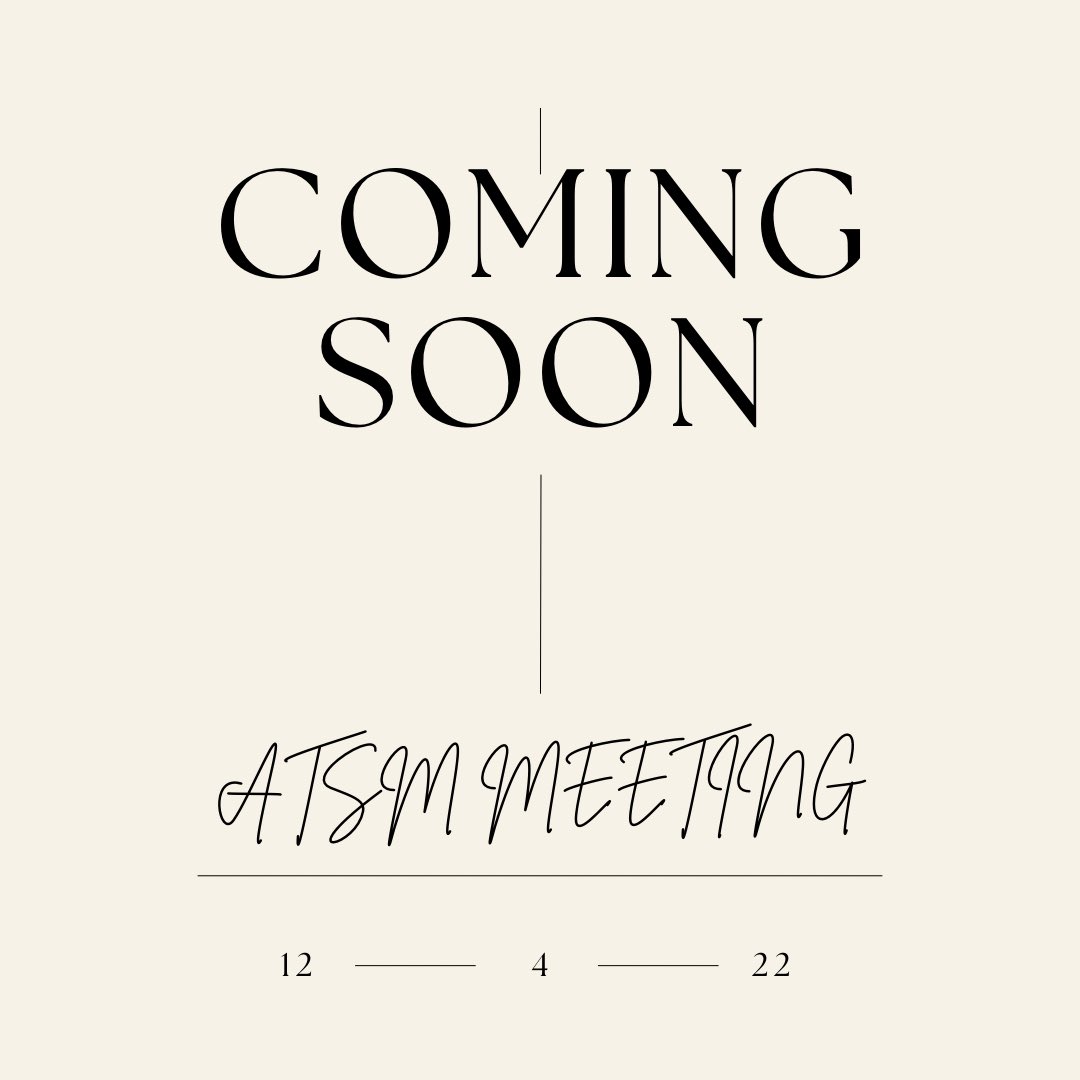 ATSMState's tweet image. 🚨🚨
We will be having our last ATSM meeting of the semester TONIGHT at 6pm in Jowers. All of our meetings so far have been very enjoyable. Let’s make the last one a good one! You won’t want to miss it, we have a very fun time planned for everyone! 🎉👏
DM us w/ any questions!