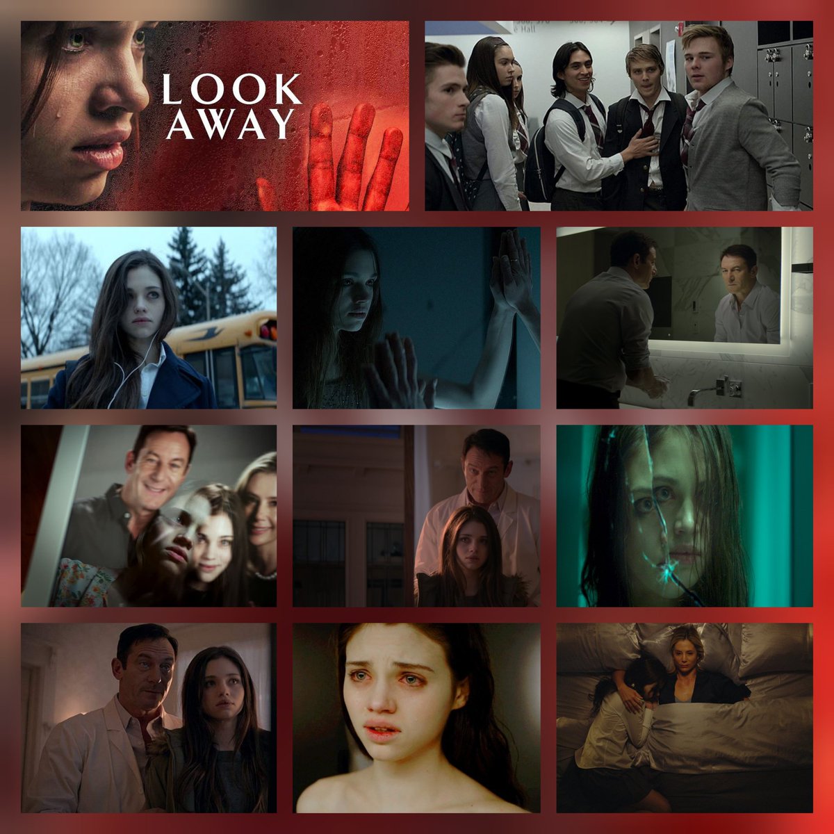 Watching Look Away 2018 starring India Eisley, Mira Sorvino and Jason Isaacs on @PrimeVideo & aldo available on @Tubi 
#IndiaEisley #MiraSorvino #JasonIssacs #HorrorMovies #Thriller #PrimeVideo #HighSchoolMovies #LookAway