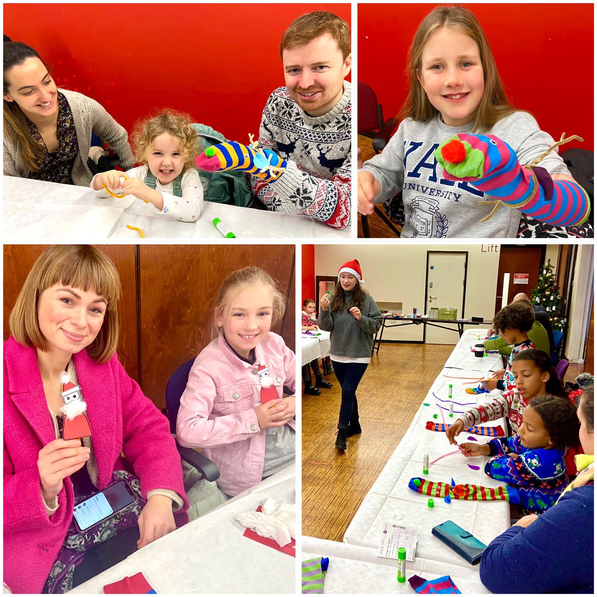 RDCreativeLearn's tweet photo. So lovely to see families having fun making puppets together as part of our #BeyondTheStage workshops linked to The Night Before Christmas production @RoyalDerngate - take a look at other FREE workshops and activities on offer at https://t.co/SwyhwJlvkh https://t.co/zKOmV4ZSrK