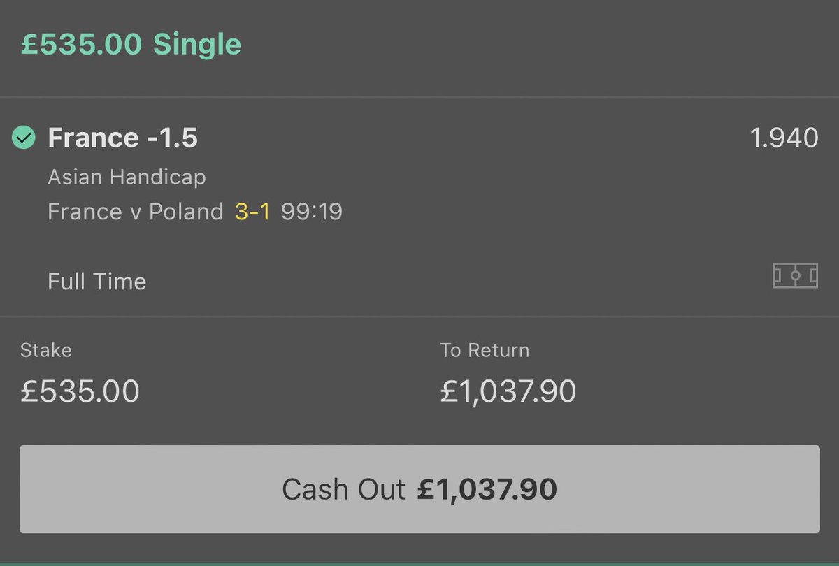 Lemzyy_'s tweet photo. VIVA LA FRANCE 🇫🇷 - INCREDIBLE DAY FOR ME AND FOR YOU GUYS WITH SOME OF THE TIPS I SHARED

I’ve made over £2.5k+ so far with ENG v SEN to come 🤑

Feeling generous! I’m giving away £25 to TWO lucky people!

Make sure you FOLLOW me, LIKE ❤️ &amp; RT 🔄 this tweet to enter the giveaway https://t.co/WyMYiWGOzY