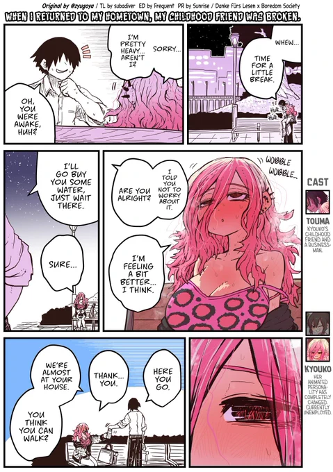 @zyugoya When I Returned to My Hometown, My Childhood Friend was Broken Ch. 15 [EnglishTL/英訳!] 