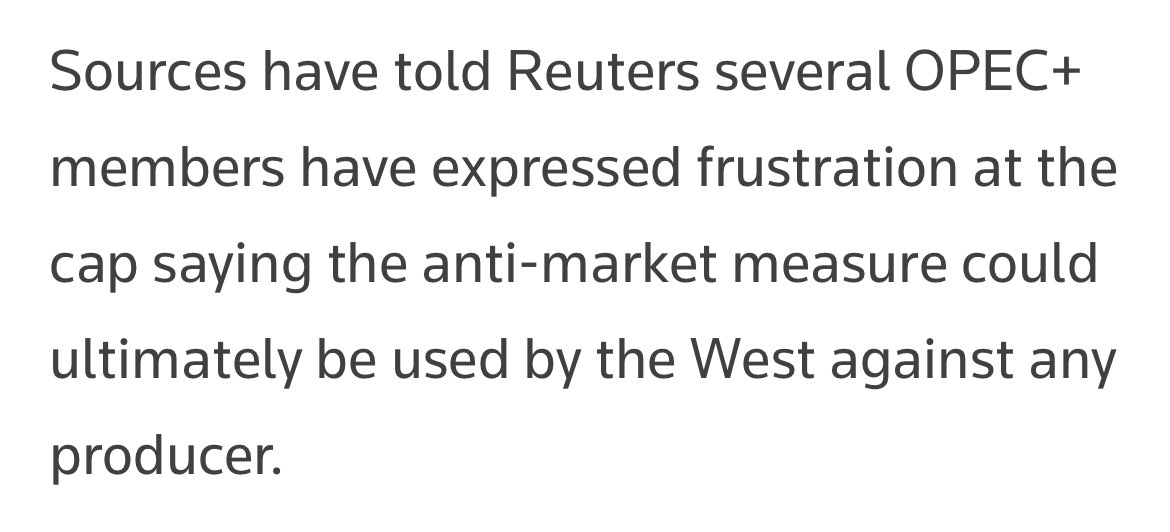 Tendar's tweet photo. I had to chuckle when reading this paragraph.

“You don’t say?”

https://t.co/rV5BFrGoKu

#oilcap #CrudeOil #Russia #OPEC https://t.co/VYIfHINXH7