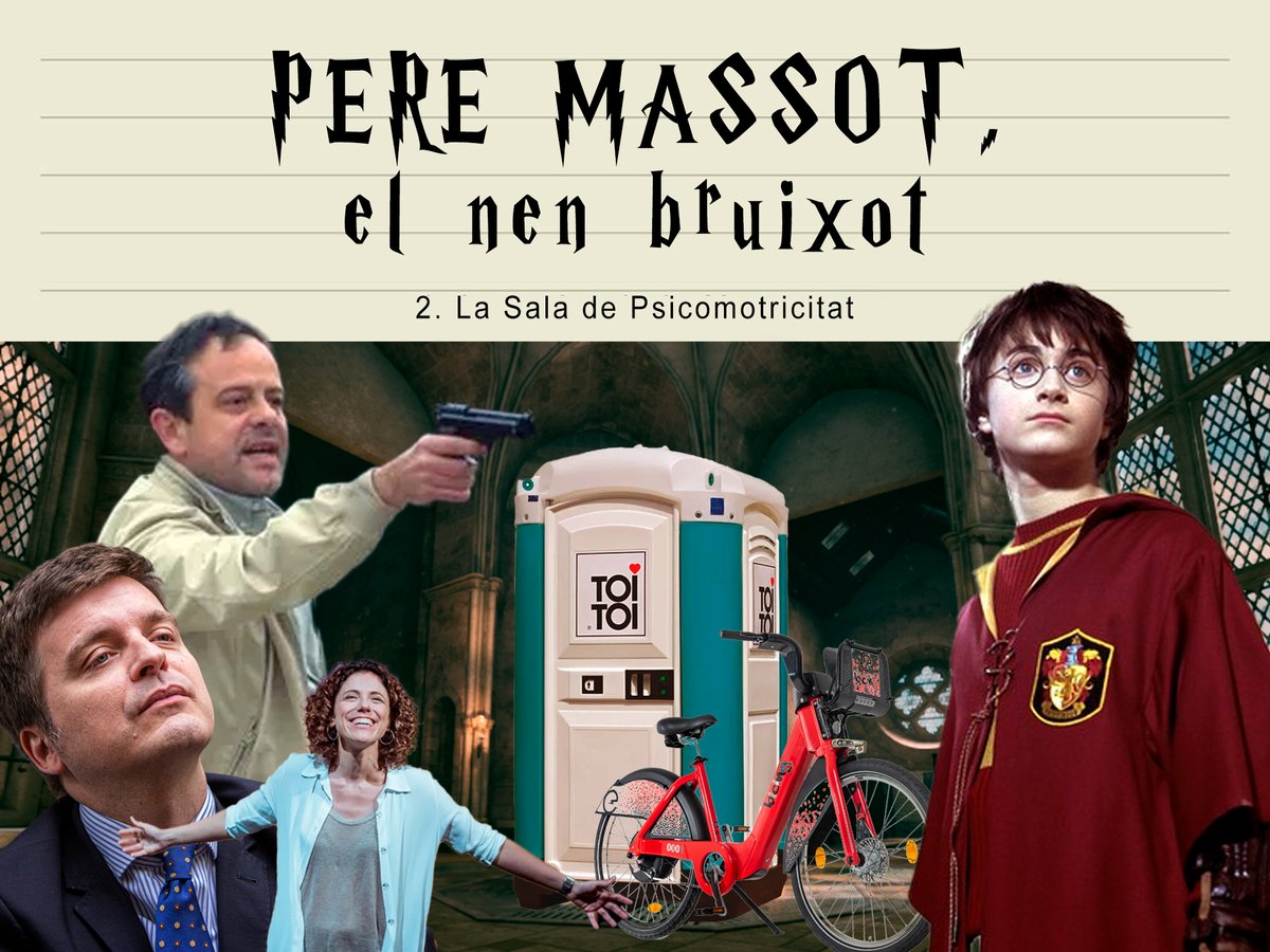 elpolyklin's tweet photo. Després de l'aclamada primera part de l'adaptació de la saga Harry Potter a la catalana terra arriba, de la mà d'un tio amb un nom d'usuari de lavabos portàtils... PERE MASSOT, EL NEN BRUIXOT: Part 2 (disfruten lo votado) https://t.co/FKwXFVrvDd