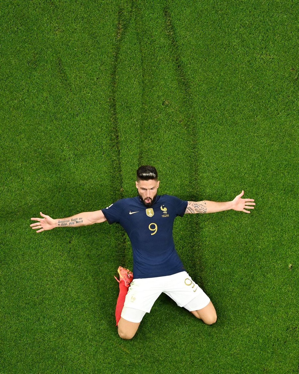 WeGotSoccer.com (@wegotsoccer) on Twitter photo The French roll in the Round of 16 🥖🇫🇷
<a href="/KMbappe/">Kylian Mbappé</a> nets twice and Olivier Giroud becomes his nation’s all-time leading goal scorer.
France awaits the winner of England vs. Senegal later today. 🤩 The French roll in the Round of 16 🥖🇫🇷
<a href="/KMbappe/">Kylian Mbappé</a> nets twice and Olivier Giroud becomes his nation’s all-time leading goal scorer.
France awaits the winner of England vs. Senegal later today. 🤩