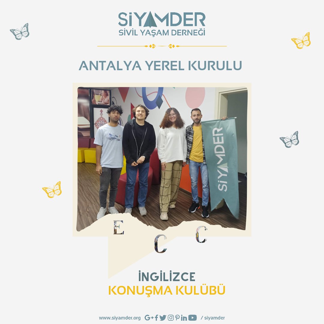 siyamderantalya's tweet photo. SİYAMDER Antalya Yerel Kurulu olarak bir başka Konuşma Kulübü'müzde gönüllülerimiz ile birlikteydik. Hem eğlendik hem öğrendik✈️

Sonraki etkinliğimizde görüşmek üzere, SİYAMDER ile kalın😍

#düşündüşlehareketegeç 
#ÇünküSİYAMDER https://t.co/fCQlNwF5dH