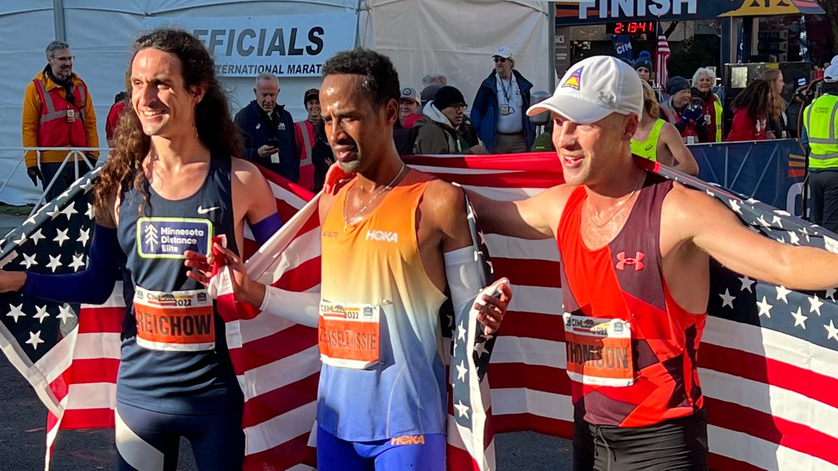 FUTSUM ZIENASELLASSIE IS YOUR 2022 <a href="/usatf/">USATF</a> MARATHON CHAMPION!! 2:11:01. Left it ALL out there.

WAY TO GO FUTSUM!!! WHAT A DEBUT!!!