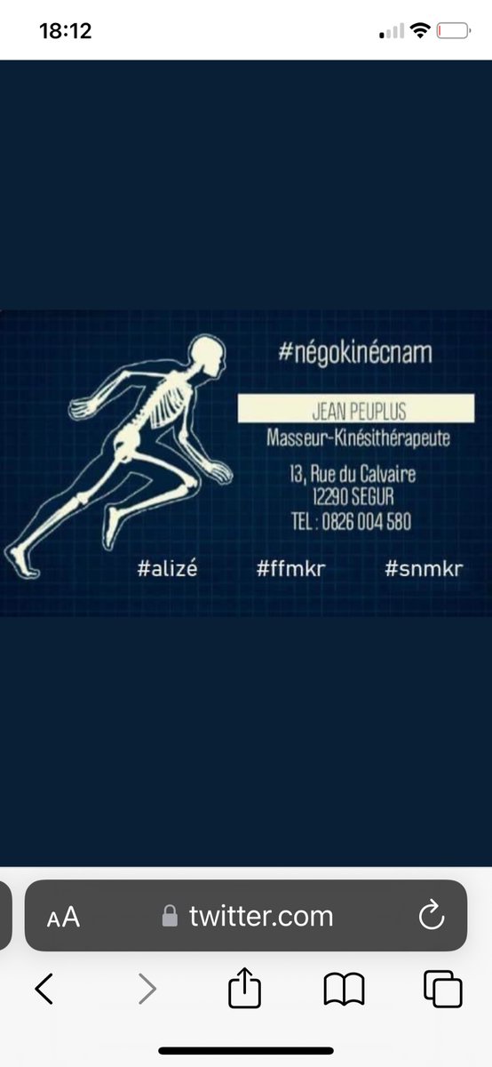 Amore16439963's tweet photo. @FrcsBraun 16,13€ la séance de kiné, taxés à 60%, c’est si difficile de revaloriser notre profession ? #negokinécnam https://t.co/QXIDZHbhoW