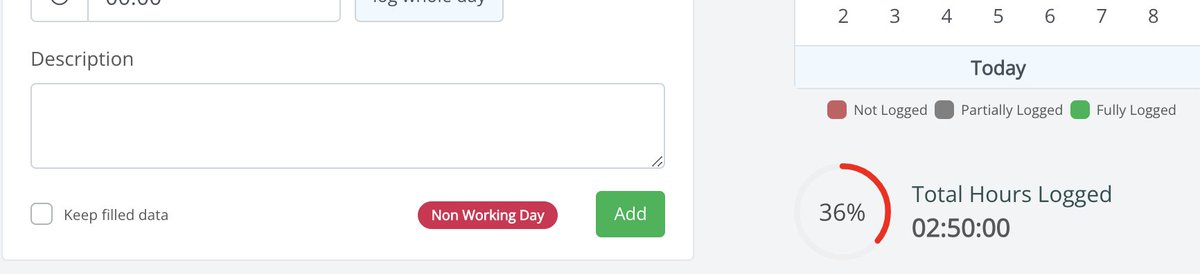 When even my app says it's a non working day :D do I have no life? 🫠