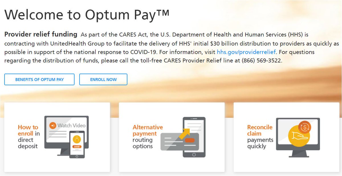 Sound Physicians owned by United Healthcare has $34 Million to pay back in stimulus funds they received from HHS/CMS, so there you go, UNH making $20 billion a year in profit had their hands out and the other UNH subsidiary, Optum Bank did the transactions, these are facts