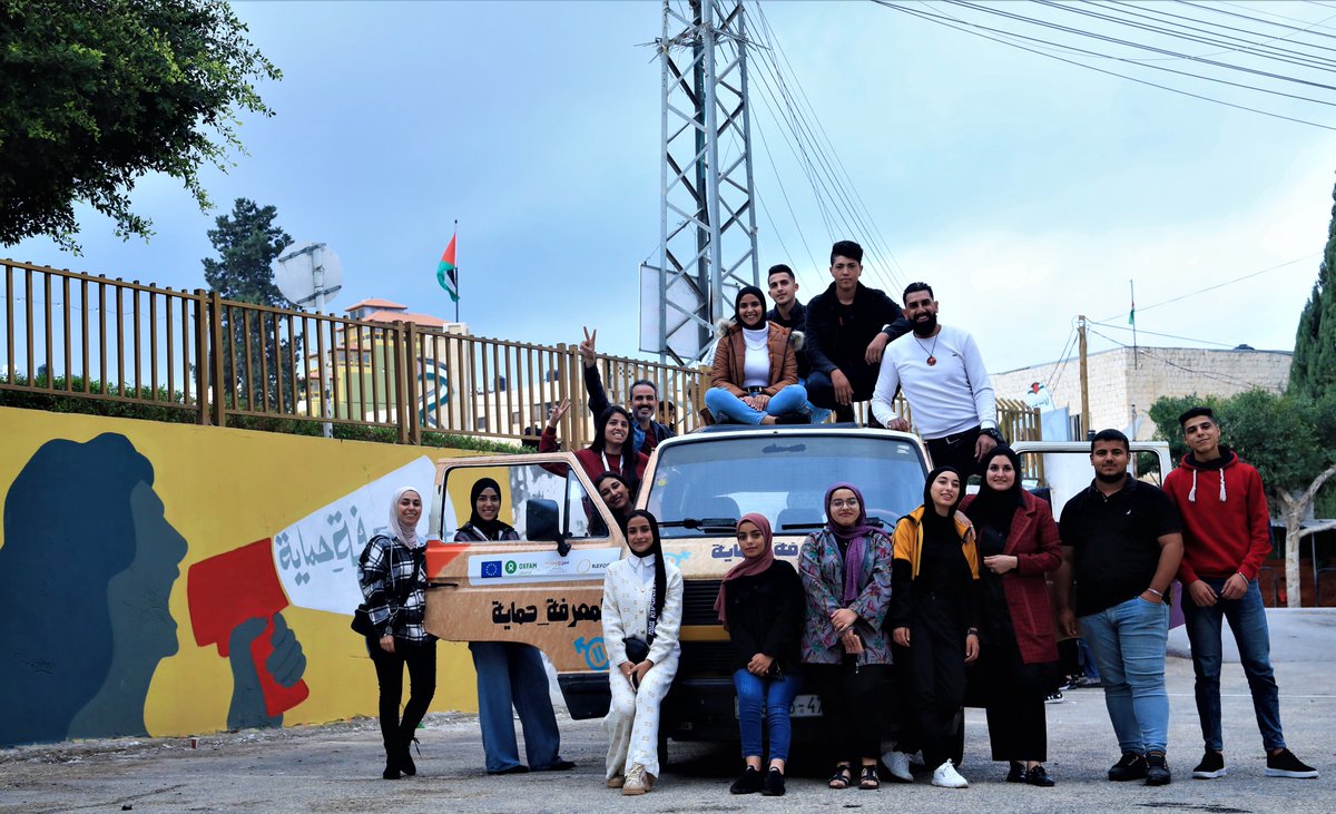 oxfampalestine's tweet photo. A photo van visited marginalized areas in the West Bank to initiate conversations on gender-based violence. Photos were hash-tagging #Knowledgeisprotection.
Taking the photos back home encourages people to discuss gender-based violence with other family members. https://t.co/reWdXe786I