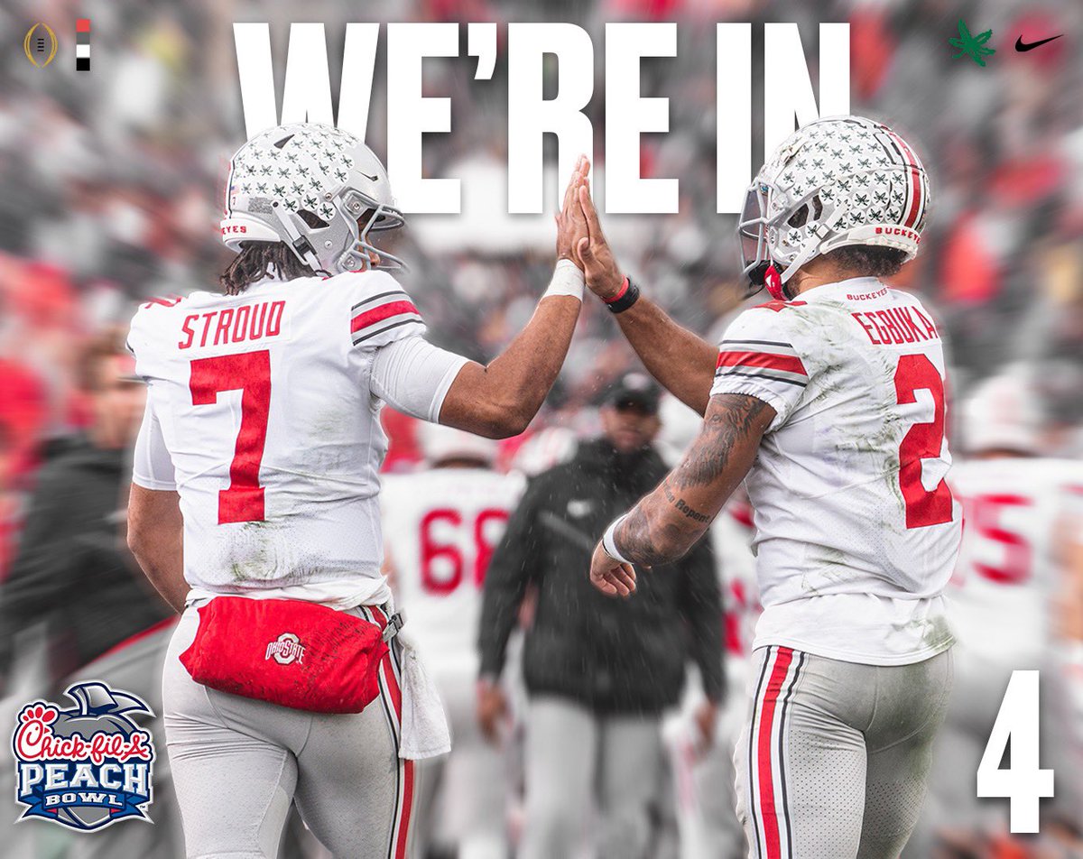 THE BUCKEYES ARE IN‼️🤪

More information to come. Stay tuned🔥
#GoBucks | <a href="/CFBPlayoff/">College Football Playoff</a>