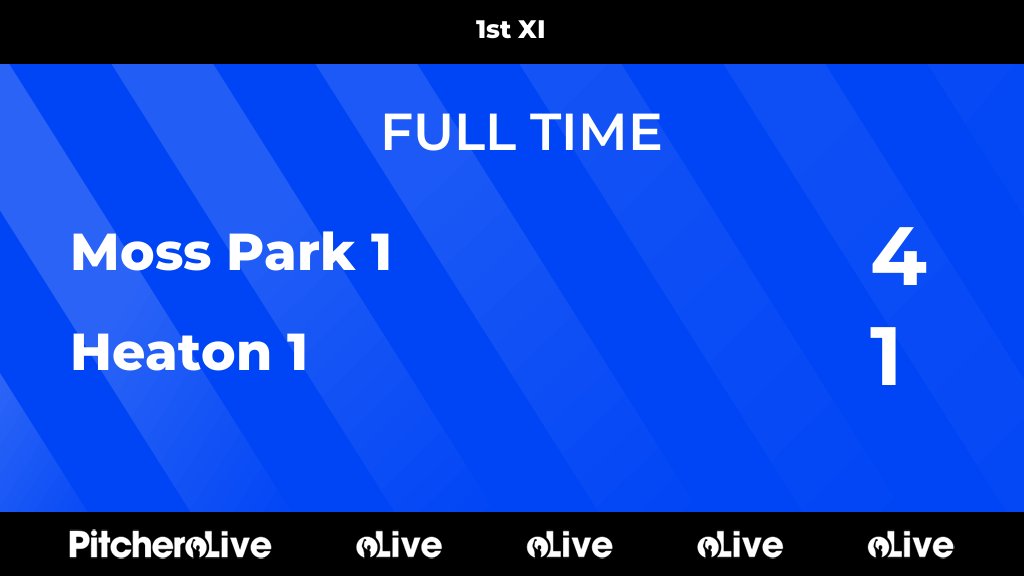 FULL TIME: Moss Park 1 4 - 1 Heaton 1
#MOSHEA #Pitchero
mossparkhockeyclub.co.uk/teams/136874/m…