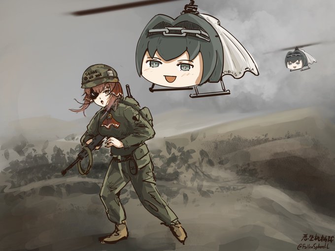 「short hair soldier」 illustration images(Latest)