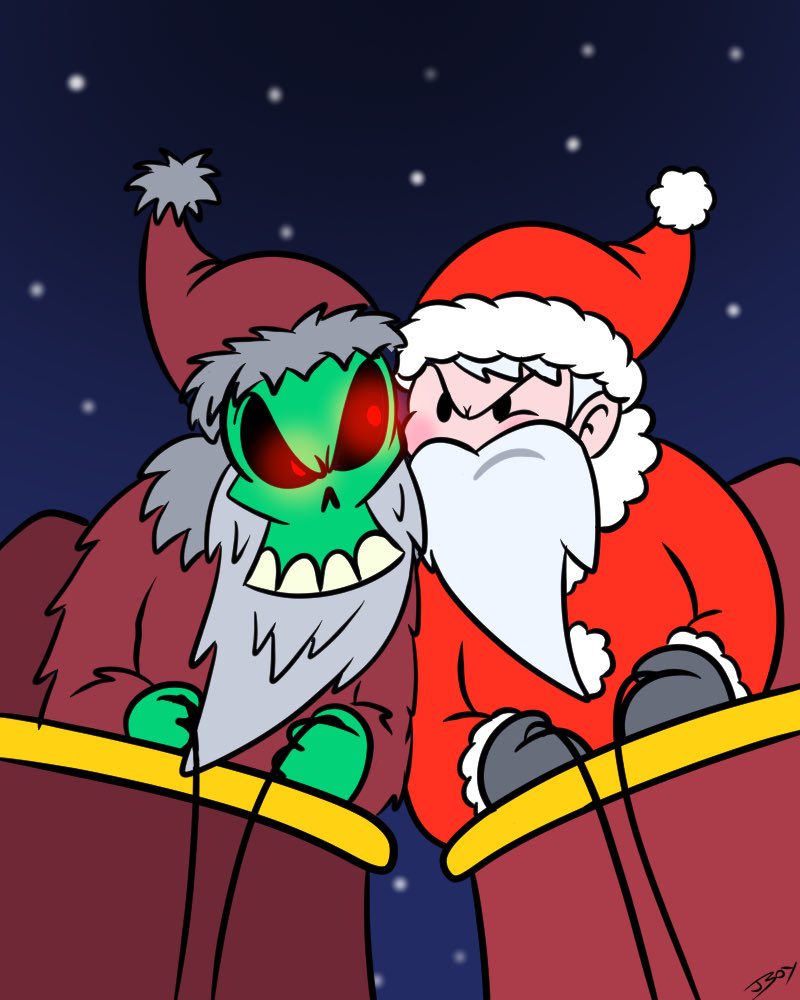 「Sleigh fight!! It's Day 4 of #Eddvent an」|Eddsworldのイラスト