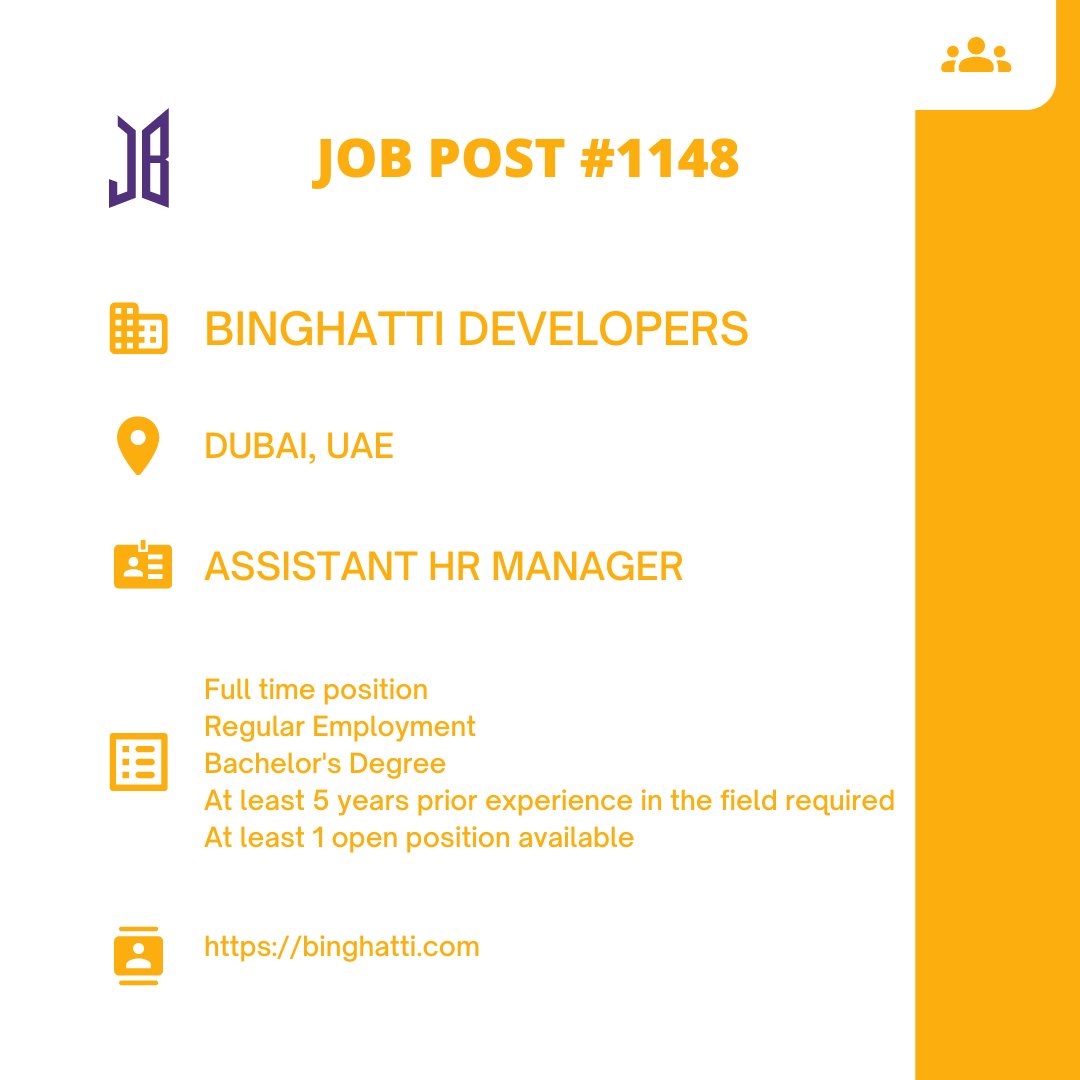 BTSARMYJobBoard's tweet photo. #BAJBUAE
DUBAI, UAE
https://t.co/JzzPPNmeL9
#BAJBHR
ARMYs, kindly contact the job poster / hiring party directly for more information. 😁
Good luck! 💜 https://t.co/swgZGJhpFr