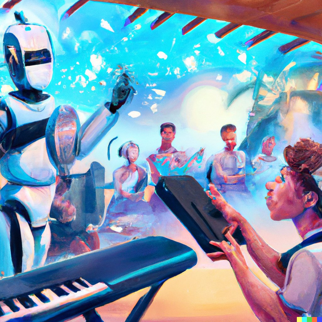 CoexistWithAI's tweet photo. AI music composer Dr. Tristan Behrens is finally here to talk about AI in🎵

AI will make it easier to be musically creative ☀

Episode transcript📄: 
https://t.co/viggDipV2m

🌎 Podcasts:  https://t.co/eRNRFgxZVv

#music #artificialIntelligence #machineLearning #podcast https://t.co/ThVi7K35UM