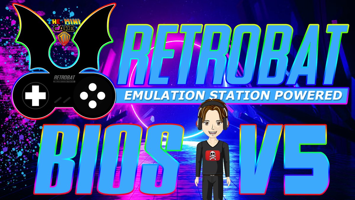 TheMiniCakeTV's tweet image. 🦇RETROBAT V5 🦇 le meilleur multi-émulateurs Windows est sorti.
Site officiel @RetroBat_Off  : retrobat.org
Wiki RetroBat : wiki.retrobat.org
Et pour vous aider voici les bios.
🎮 youtu.be/IzCVmvkIOuc 🎮
#retrobat #Retrogaming  #emulationpc #gaming #bios