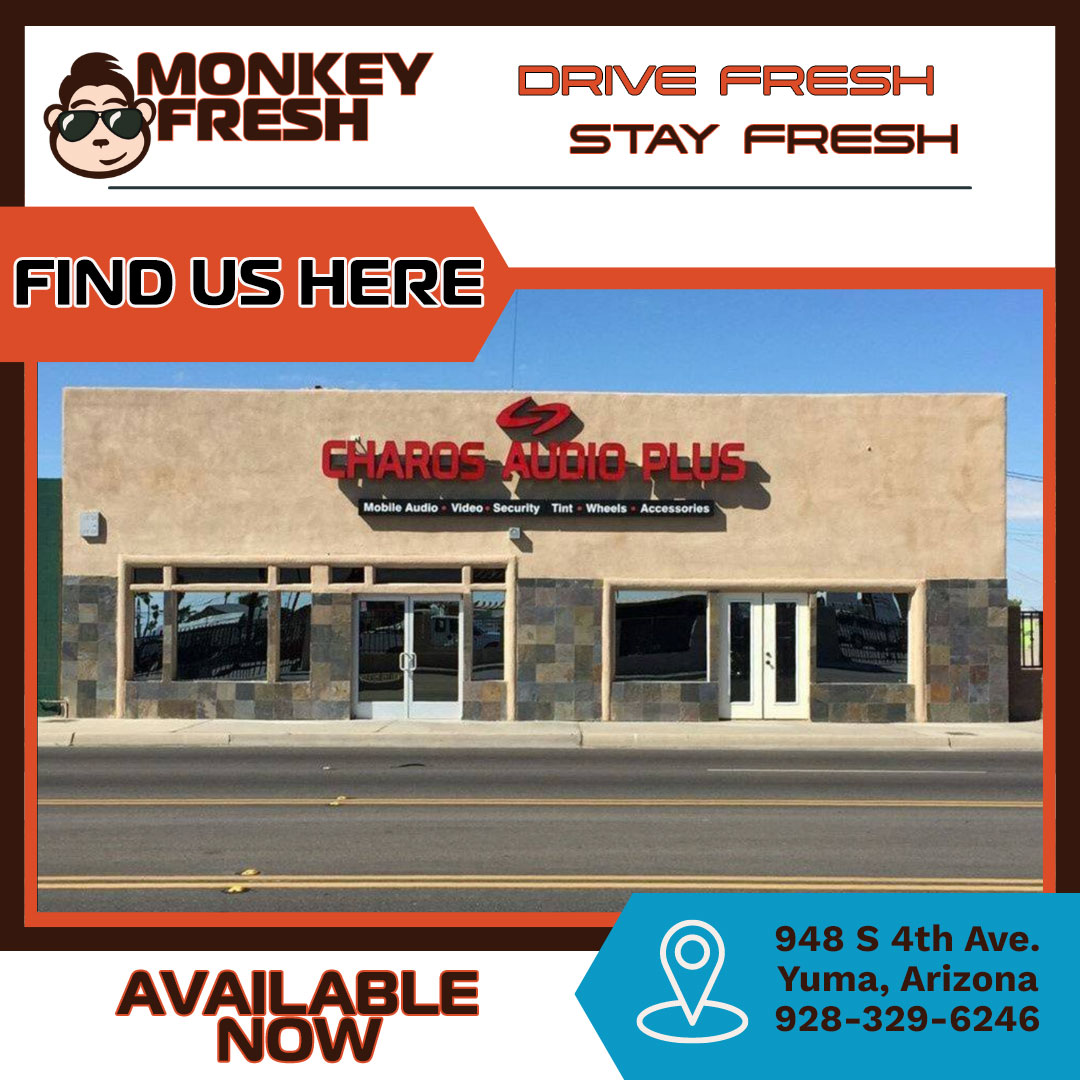 ShopMonkeyFresh's tweet photo. 🚘 NEW LOCATION ALERT 🚘
#MonkeyFreshAirFresheners are #availablenow #CharosAudioPlus
Pick up your #Favorite #scent of Monkey Fresh Air Fresheners here today! #carbusiness #automotive #carscents #stayfresh #longlasting #joemonkey #monkeyfresh #Cars #caraccessories https://t.co/zB4SgNWnC6