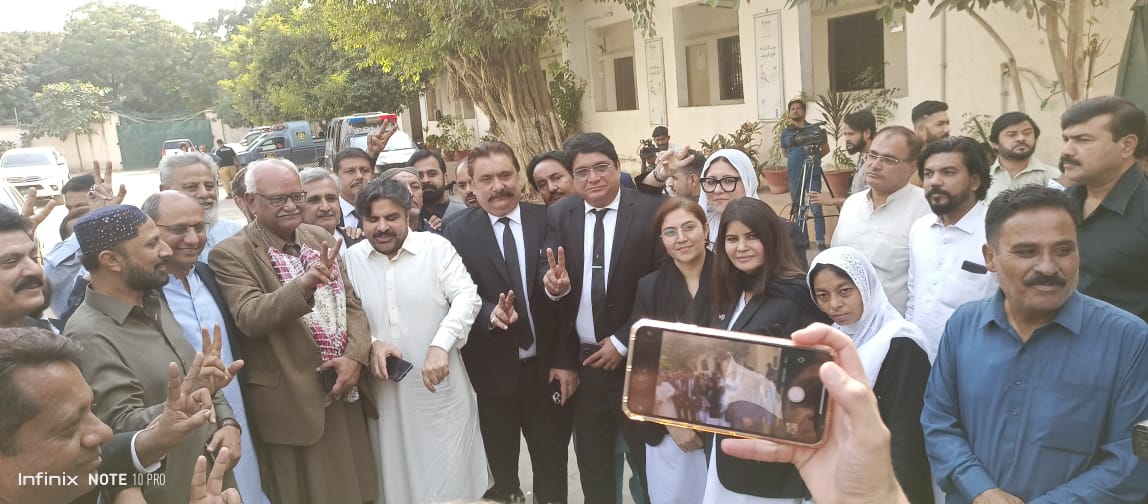 at election commission office waqar mehdi elected senator without any opponent. <a href="/Faryal_TalpurPK/">Faryal Talpur</a> <a href="/BBhuttoZardari/">Bilawal Bhutto Zardari</a>