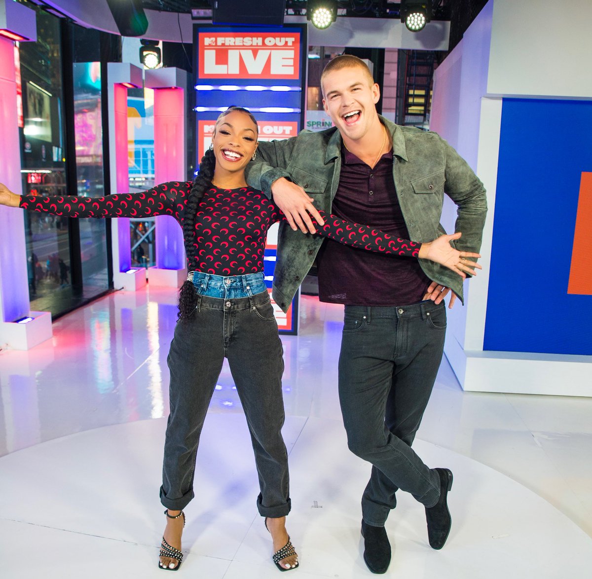 JMedia_'s tweet photo. Huge S/O to #mitchellslaggert from @SexLivesOnMax for pulling up MTV Fresh Out to chat with me and my audience about Season 2! 🎉 Wishing you the best of luck Mitchell! ☺️ https://t.co/YMKYuVQAjP