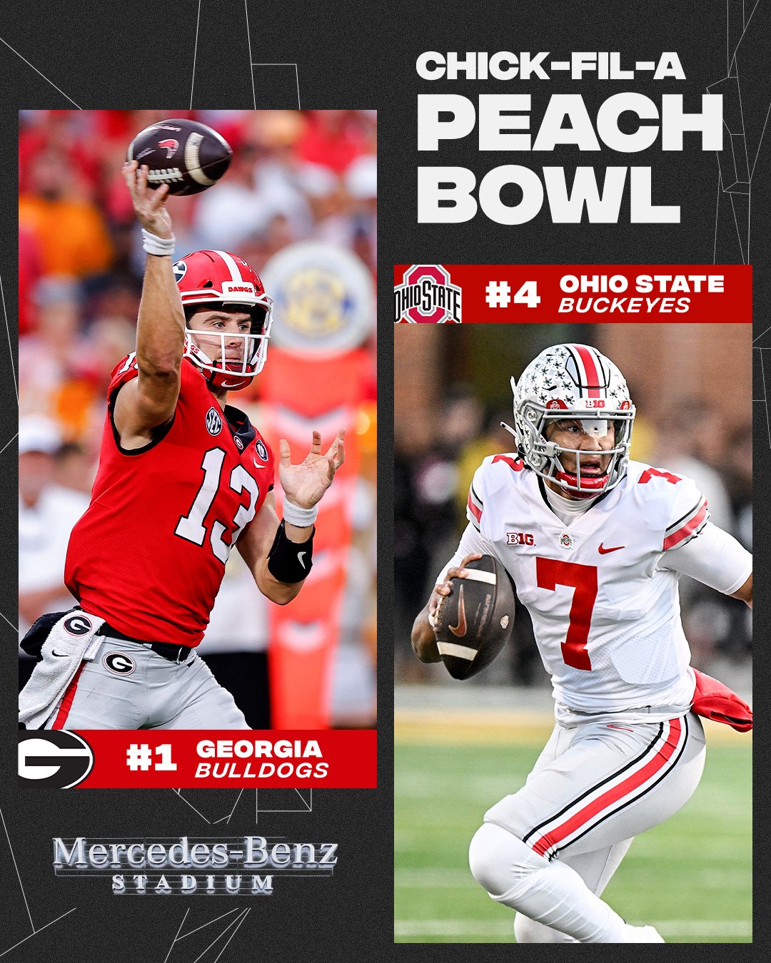 2022 College Football Playoffs 🍑 4 Ohio State vs 1 (12/31