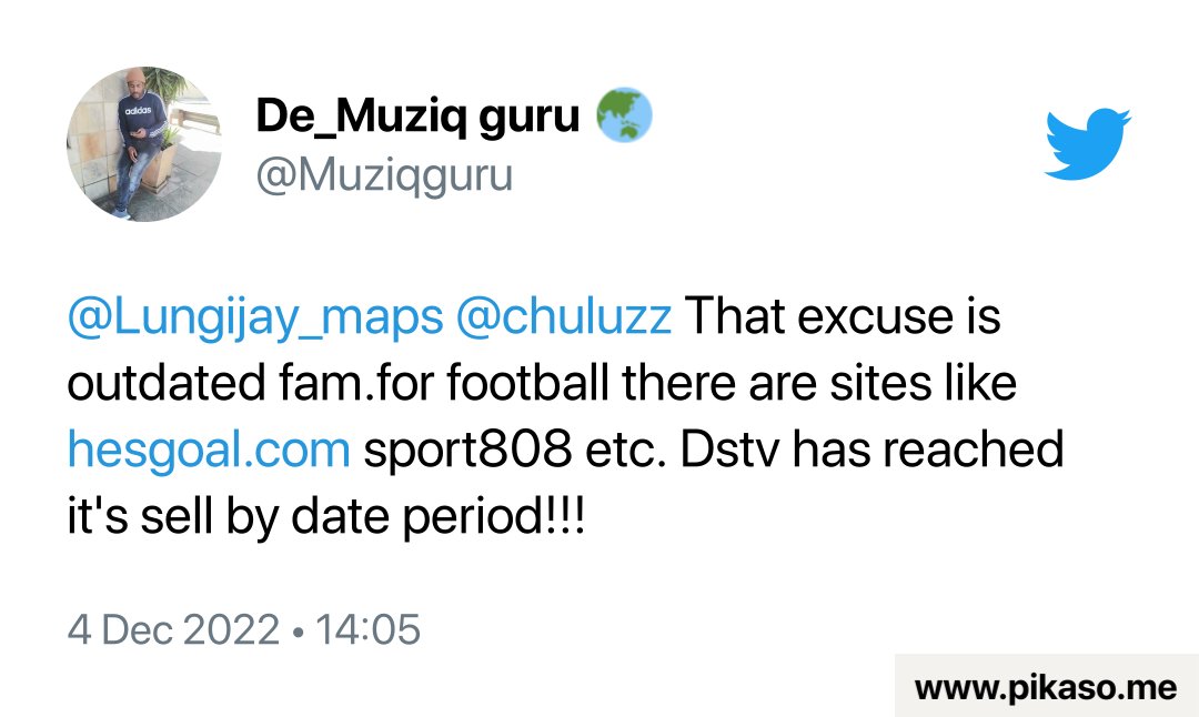 De_Muziq guru 🌏 on Twitter: "@Lungijay_maps @chuluzz That excuse is