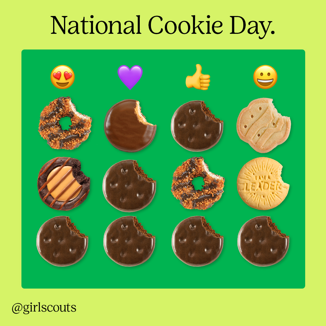 gsutah's tweet photo. #NationalCookieDay has arrived! 🥳 Each box is a celebration, fueling amazing experiences for local Girl Scouts and helping them learn important skills like entrepreneurship, people skills, money management, and more. 🍪💚 https://t.co/yCUSsbd7YW