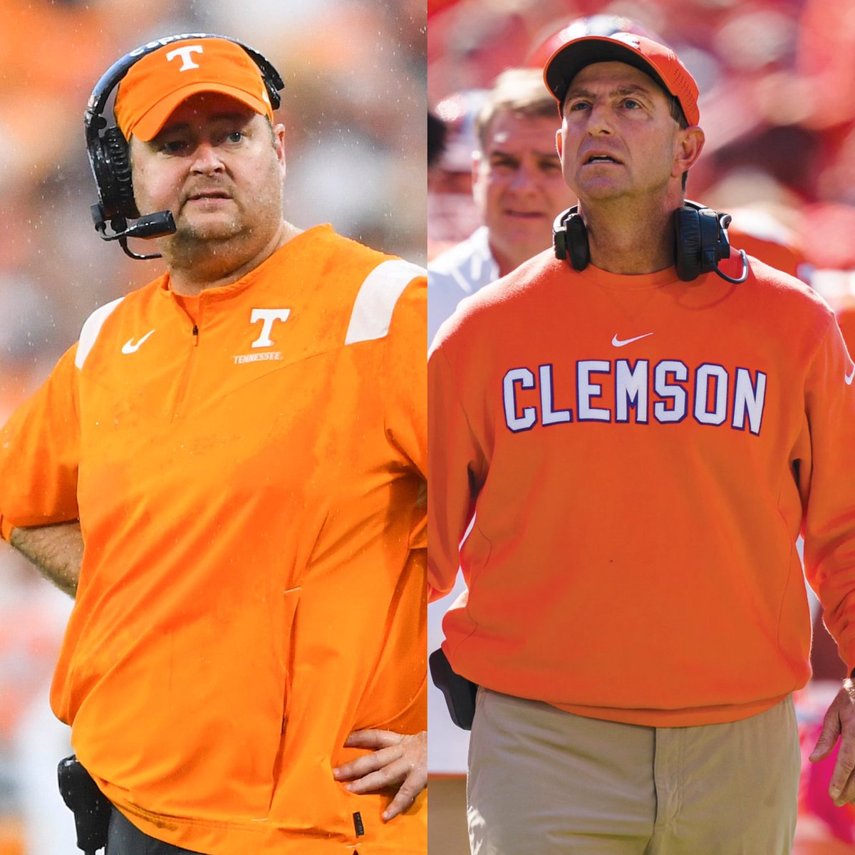 rockytopnow's tweet photo. THE. STAGE. IS. SET. ‼️

#6 Tennessee vs #10 Clemson in the Capital One Orange Bowl! 🍊🍿

The matchup a lot of people have been waiting on… Game will be played at Hard Rock stadium in Miami Gardens, Florida. Huge chance for Tennessee to get a big win to cap off this season! https://t.co/bXCcAg2jVf