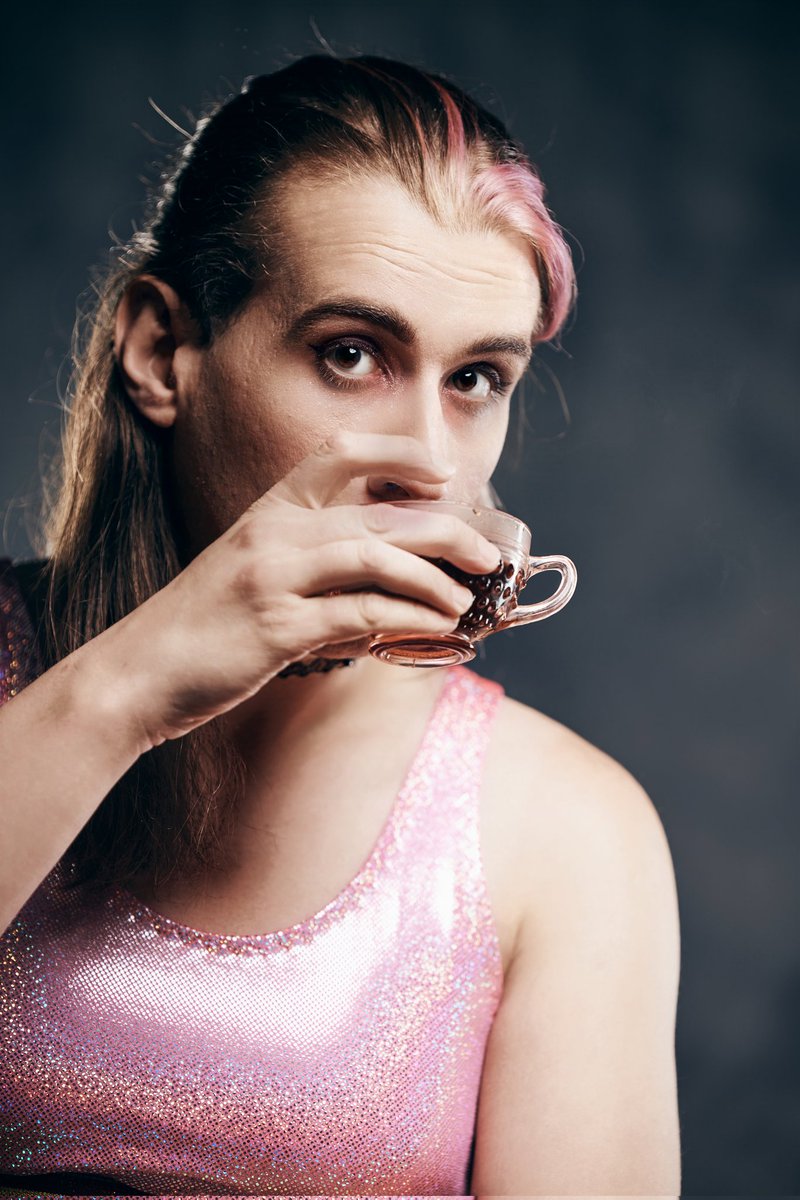 JudieBrews's tweet photo. Am I a wrestler with a barista gimmick? Am I a barista with a wrestling gimmick? Who even knows? https://t.co/56yoXh2MjZ