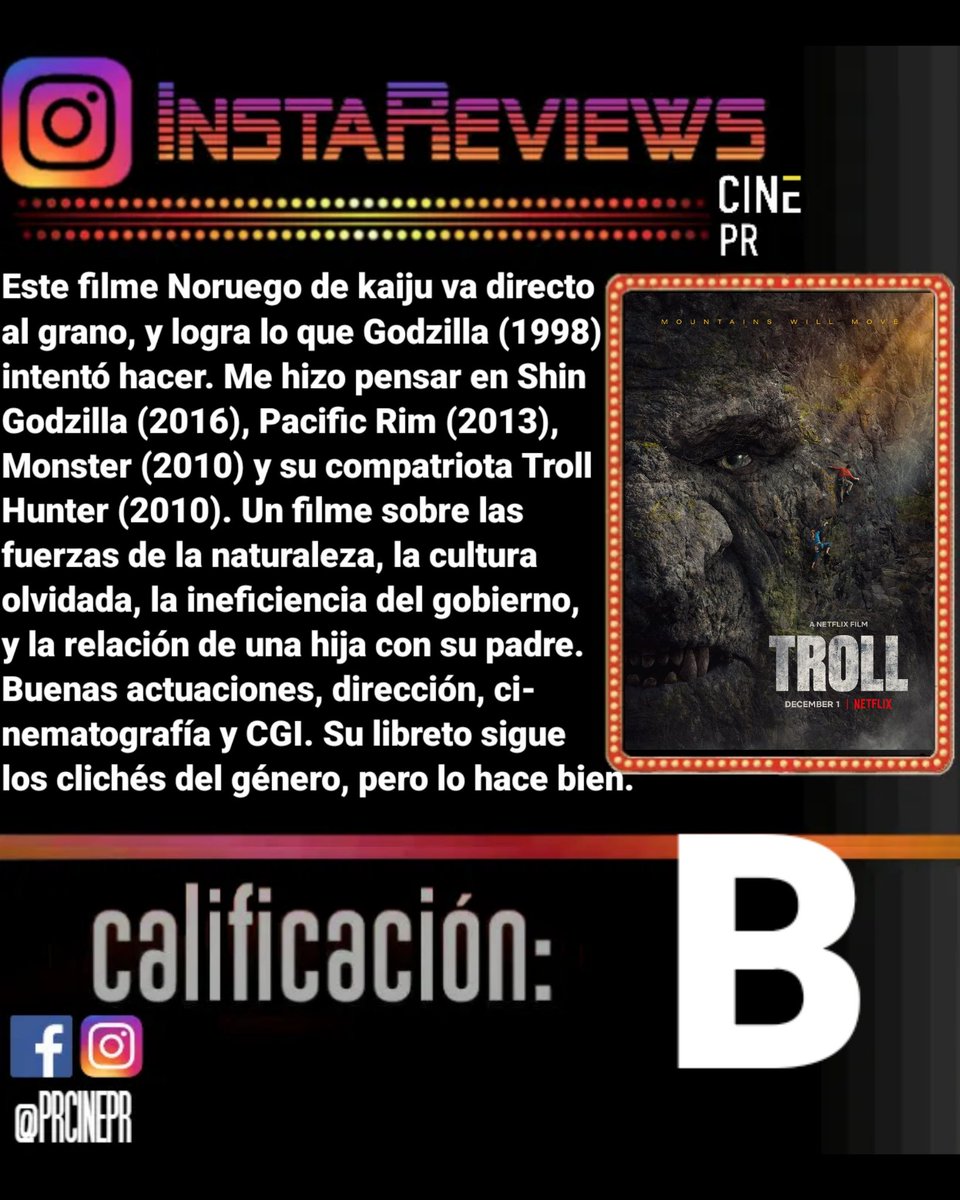 CINEPR1's tweet photo. #Troll @netflix @NetflixLAT
#InstaReview https://t.co/jI5p2G30oo