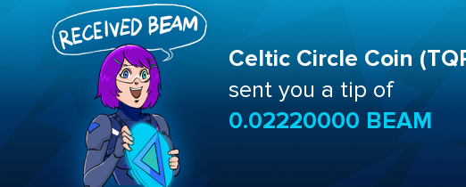 beamtipbot's tweet photo. @ShortyKels35 You received 0.02220000 BEAM. Withdraw funds in DM with me. https://t.co/ubW0p8FkNm