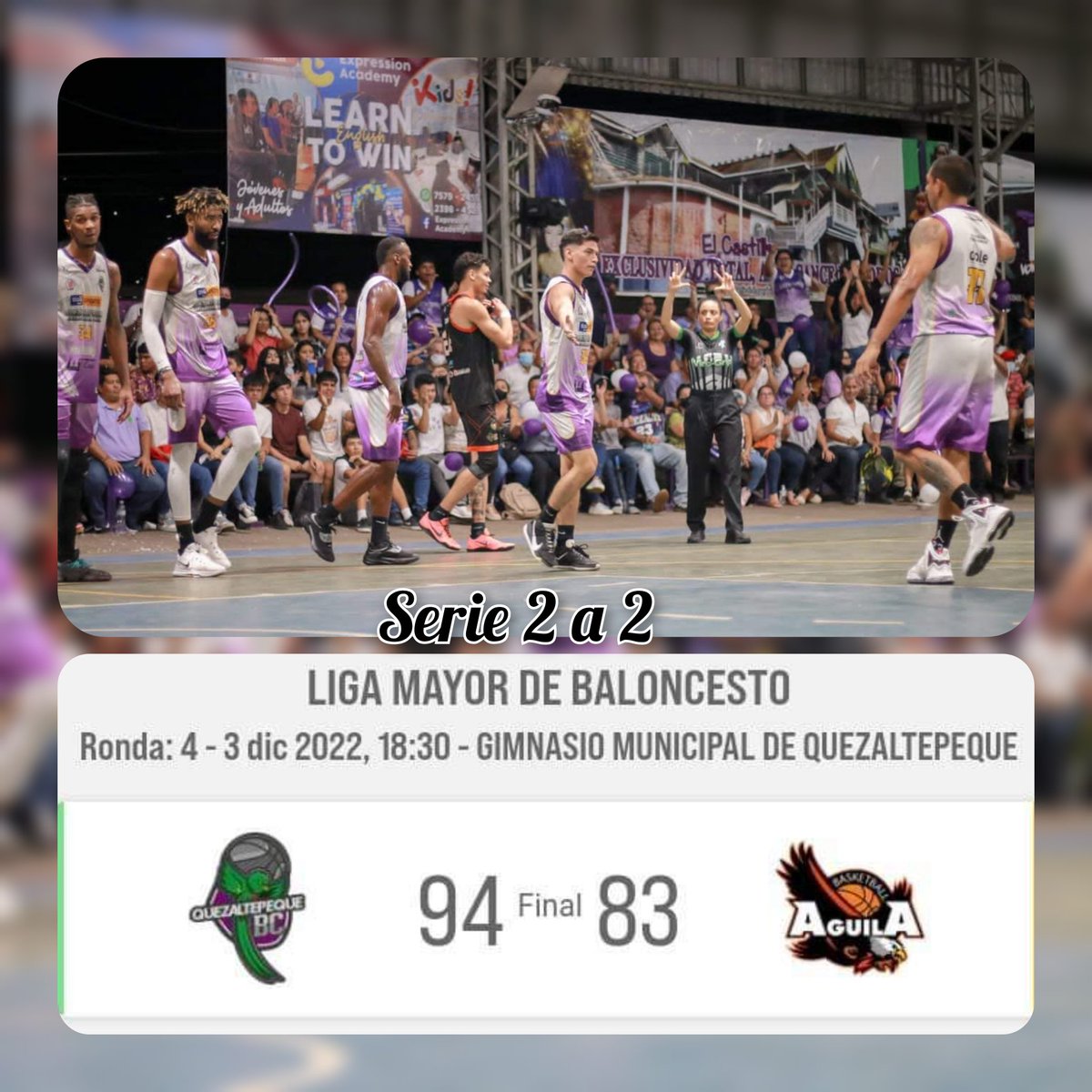 fanslmbylmbfsv's tweet photo. #QuezalteBC logra empatar serie y fuerza un Quinto Juego #FansLMByLMBFElSalvador
#SemifinalesLMB #CL2022 #LMB #LMBElSalvador #ESABKB #BKBESA https://t.co/OlOjGGDWgT