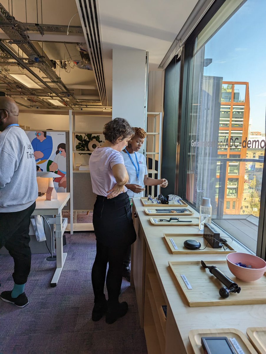 amarkaigroup's tweet photo. We are excited to have been a part of the launch event in London on Thursday! There was some extremely cool tech on display, which Anthea had the pleasure of demoing... 

@googleaccess @GoogleUK #accessibility #Equality https://t.co/NwCsPMWc8r