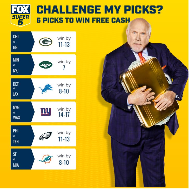 goinghard24_7's tweet image. BOOM! These are my picks I just made on @foxsuper6 ! Can you beat me for a chance to win free cash? foxsuper6.onelink.me/y0bF/e46a6e6b