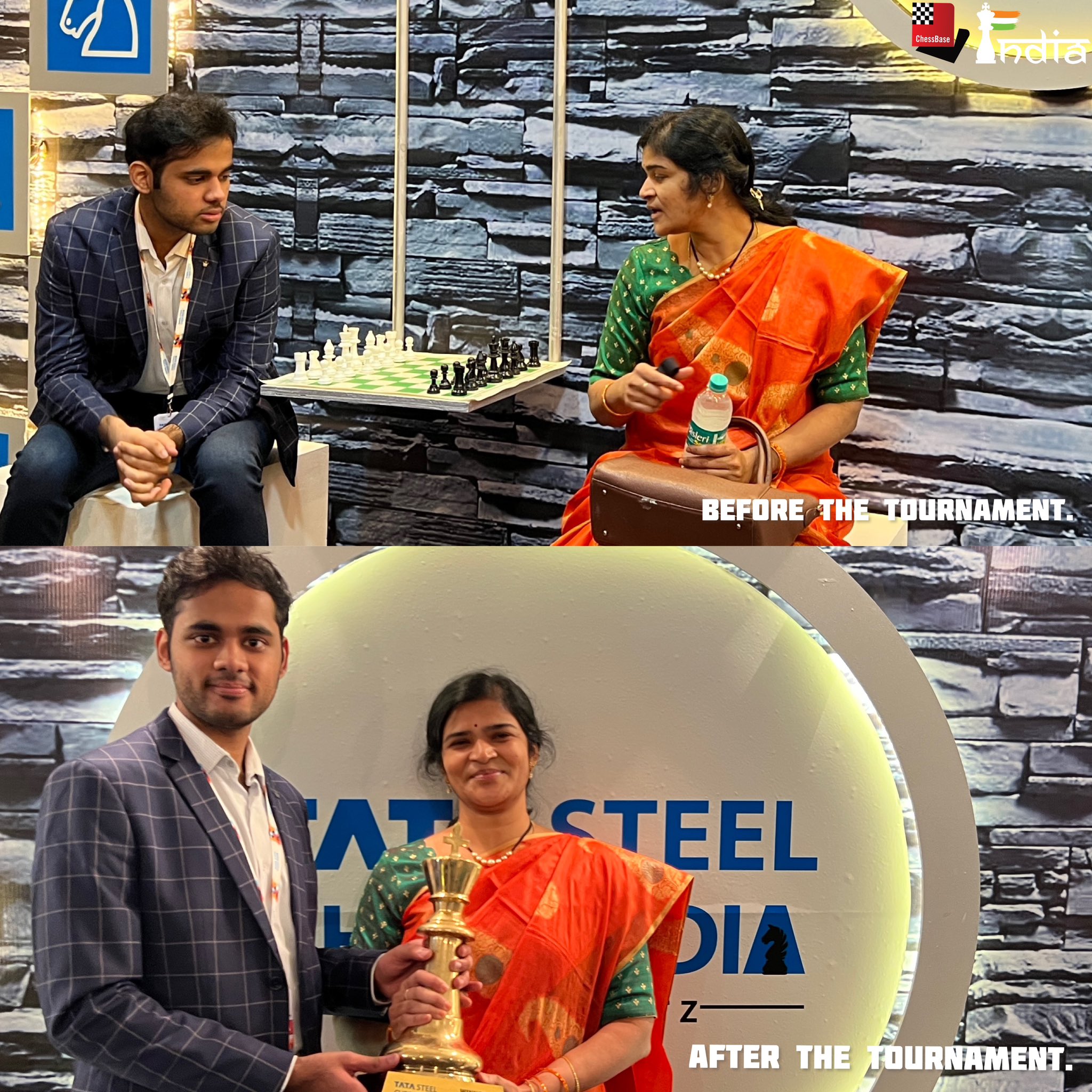 ChessBase India on X: If you ever wondered where champions get their  superpowers from. @ArjunErigaisi @tschessindia #chess #chessbaseindia  #TataSteelChessIndia #PhotoOfTheDay 📸Aditya Sur Roy   / X