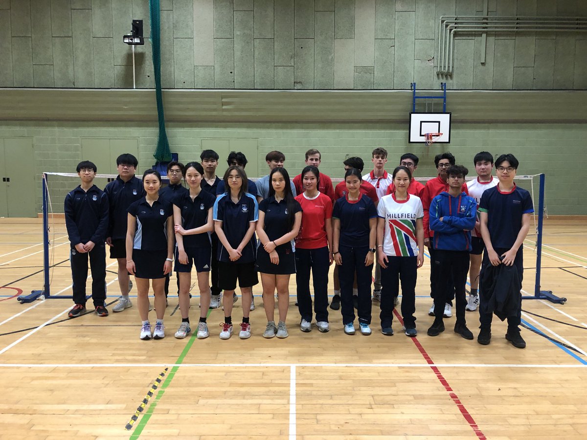 So good to be back to matches after a 4 year absence. Well done to Wellington winning 17-12. ⁦<a href="/wellingtonsch1/">Wellington School</a>⁩ so great learning and performances ⁦<a href="/MillfieldSport/">MillfieldSport</a>⁩ 👍👍👍🌟🌟🌟🌟🌟🏸🏸🏸🏸