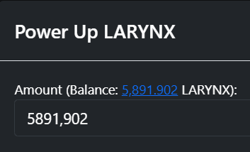 Dailyandrew56's tweet image. #powerup time baby!  #larynx #hive #threespeak #3speak