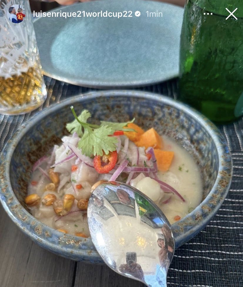 ¿Luis Enrique? Más peruano que comer un ceviche un domingo al mediodía.