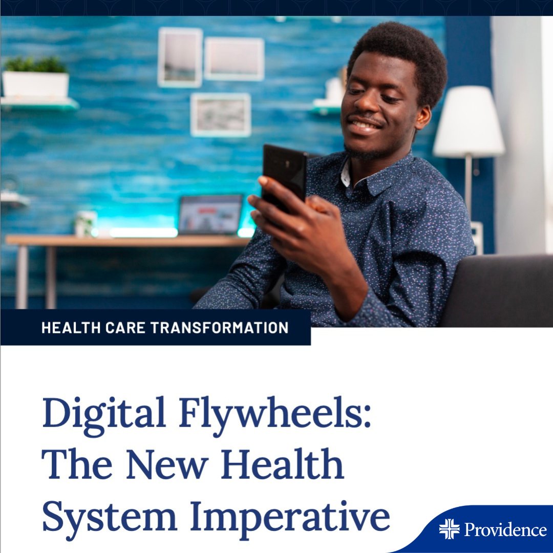 providence's tweet photo. Take a deep dive into the flywheel concept in this new report from @noodlev and @bethanyavick as they outline the potential of flywheel thinking in health care. https://t.co/DVjg9XvZBn https://t.co/F2uT9vam86