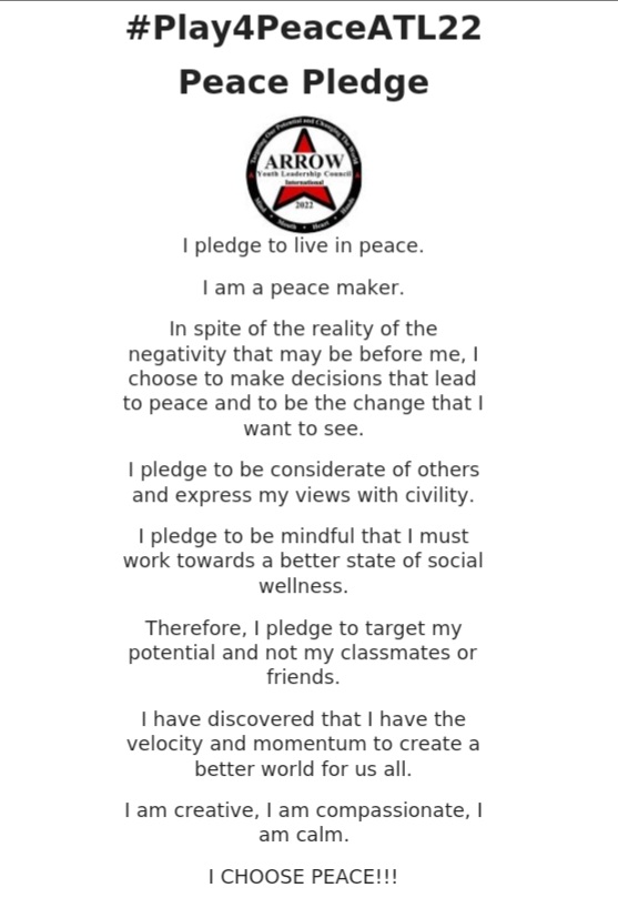 Stop what you are doing and share with every young person you know. Created by your Arrow Youth Leadership Council International theSFAYC.org