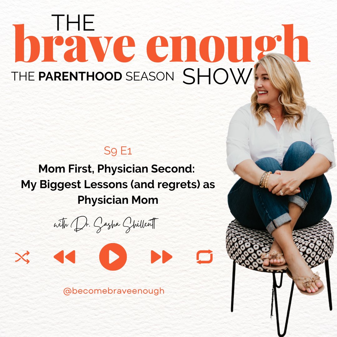 Finally… I caved. In Season 9 of the Brave Enough Show, I am bringing you all things PARENTHOOD. I’ve always been afraid to do this, but as I am going on 20 years as a parent, I guess I have somethings to share, things I’ve learned along the way. 🎧 becomebraveenough.com/podcast