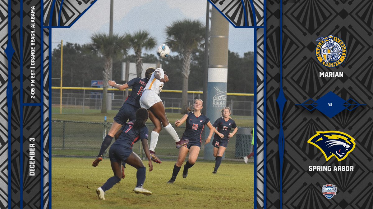 Marian Knights (@muknights) on Twitter photo NATIONAL CHAMPIONSHP GAMEDAY!!!๐
The last two are standing and it all comes down to today for <a href="/MarianWSOC/">Marian Womens Soccer</a> as they take on Spring Arbor in the #NAIAWSoccer National Championship at 2:05 PM EST!! NATIONAL CHAMPIONSHP GAMEDAY!!!๐
The last two are standing and it all comes down to today for <a href="/MarianWSOC/">Marian Womens Soccer</a> as they take on Spring Arbor in the #NAIAWSoccer National Championship at 2:05 PM EST!!