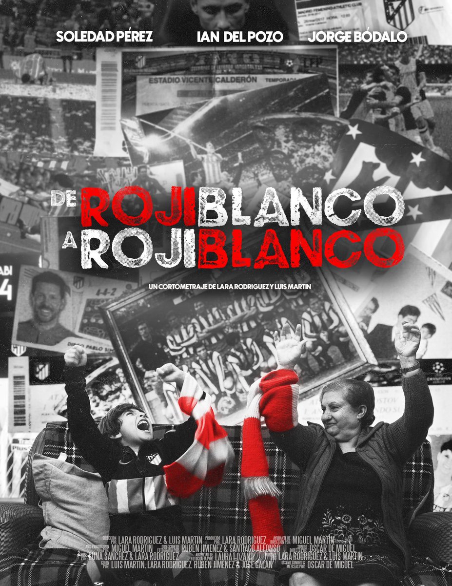 Lararoodri's tweet photo. Este 23 de DICIEMBRE estrenamos "De Rojiblanco a Rojiblanco"❤️🤍 
¡RT que no queda nada!
#Atleti #SpotdeNavidad https://t.co/Dt3e4Vebsv