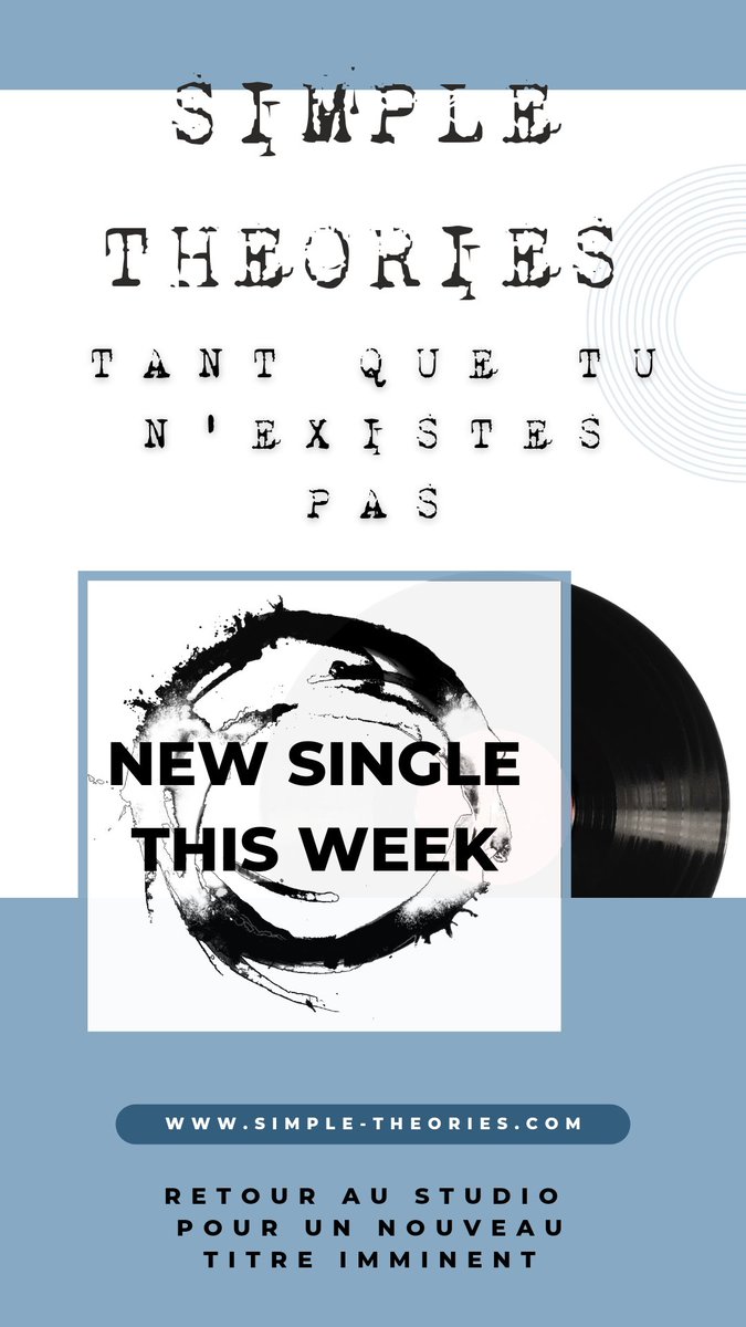 TheoriesSimple's tweet photo. Hello! C'est reparti pour un nouvel enregistrement en français cette fois 😁😍 ! #Enregistrement ce jour ! Punaise que c'est #bon ces moments de partages 🎉🥰

#musique #music #newsinglealert #newtrack #frenchartist #frenchmusic #Paris #studio https://t.co/GpeCSAB7p9