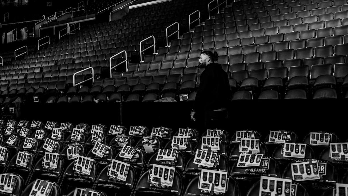 Behind the scenes of #SurvivorSeries 2022 via wwe.com. 

#RomanReigns